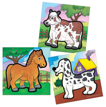 Frank The Jungle(First),Animals(First) And Wild Animals Puzzles Pack Of 3 For Kids