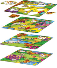 Frank Farm Frolic  4 Puzzel Board, 24 Pc, Animal Educuational Game For 3 Years Above Kids
