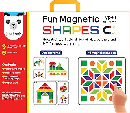 Play Panda Fun Magnetic Shapes (Junior)