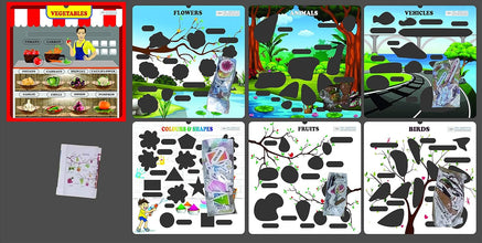 Dr. Mady 7 in 1 Super Jigsaw Wodden Puzzle For Age 3Year And Above