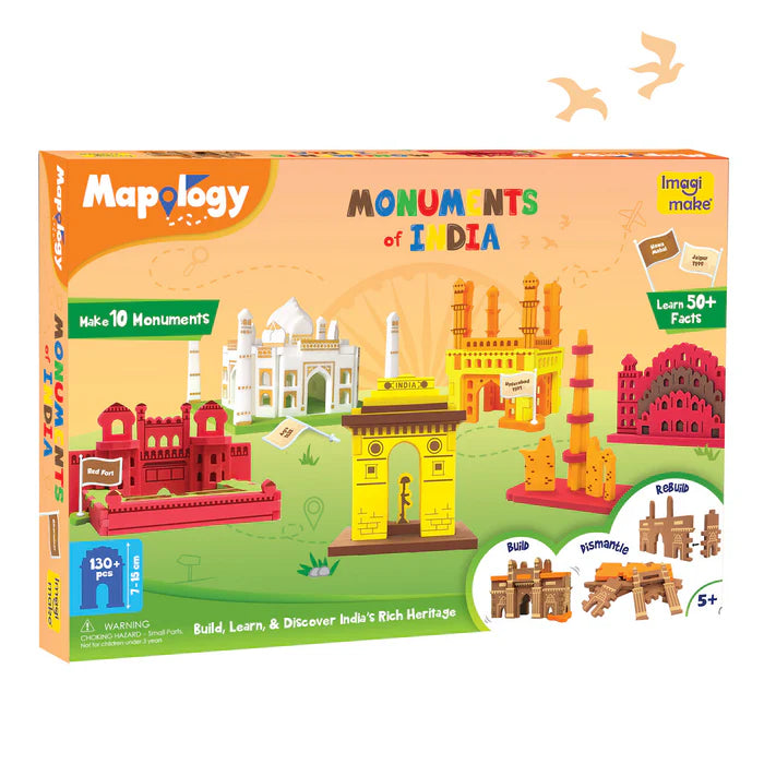 Imagimake Mapology: Monuments of India 130+ pieces