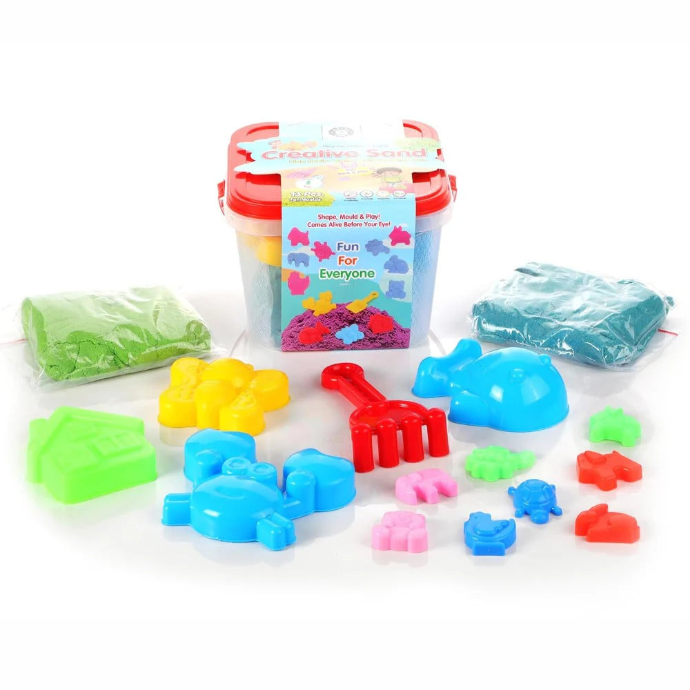 Large & Small Moulds Non-Toxic And Stain Free Creative Sand