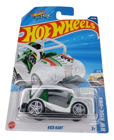 Hot Wheels Kick Kart Hw ride-Ons White Vehicle For Kid's