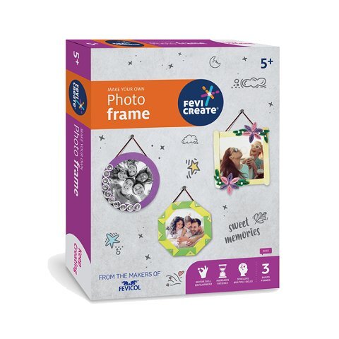 Make Your Own Photo Frame DIY Art and Craft Kit for Kids