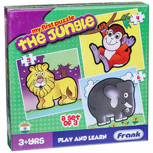 Frank The Jungle(First),Animals(First) And Wild Animals Puzzles Pack Of 3 For Kids