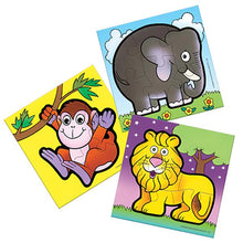 Frank The Jungle(First),Animals(First) And Wild Animals Puzzles Pack Of 3 For Kids