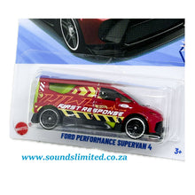 Hot Wheels – Ford Performance Supervan 4 (JBC20). Treasure Hunt Van For Kid's(Red)