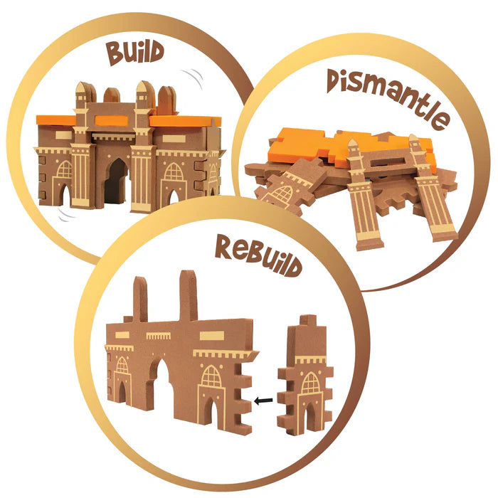 Imagimake Mapology: Monuments of India 130+ pieces