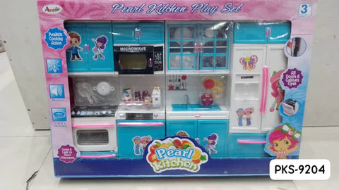 Annie Plastic Pearl Kitchen Play Set Multicolor For Smart Kids Age 3 Year & Up