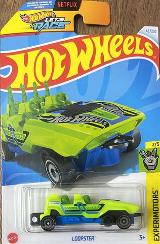 Hot Wheels Loopster (HTF14) Green Car For Kid's(Styles May Vary)