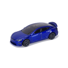 Hot Wheels Tesla Model S Plaid Blue Metal Car For Kid's