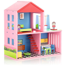 Wooden Doll House For Kids