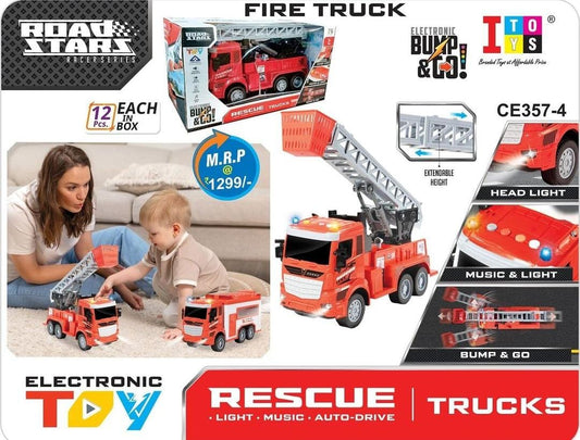 Itoys Fire Truck Bump & Go