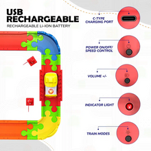 Mirana Block Rider Toy Train – 131-Piece Building Set