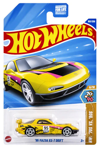 Hot Wheels ‘95 MAZDA RX-7 DRIFT Metal Car For All Ages