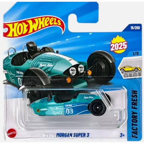 Hot Wheels Morgan Super 3 Racing Car For Kid's(Styles May Vary)