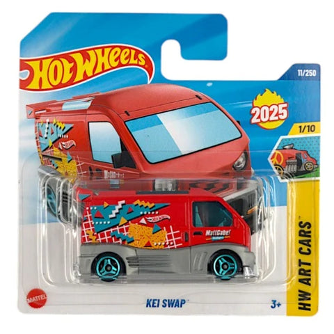 Hot Wheels KEI Swap Van For Kid's Age Up To 3 Yr Up(Red)