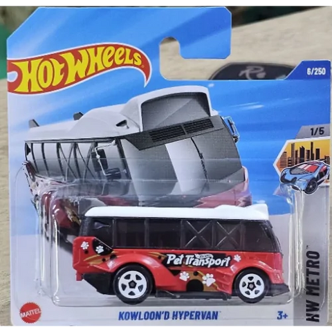 Hot Wheels Kowloon'd Hypervan Hw Metro Red & Black Van For Kid's
