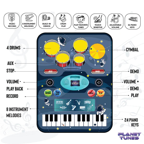 Planettunes Space-themed Musical Playmat