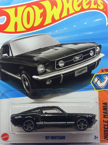 Hot Wheels ‘67 MUSTANG Metal Black Car For All Ages