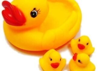 Toyterra Squeeze Chu Chu Sound Bathtub Duck Bath Toys...