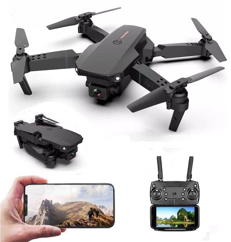 Toyterra Foldable Toy Drone with HQ WiFi Camera Remote...