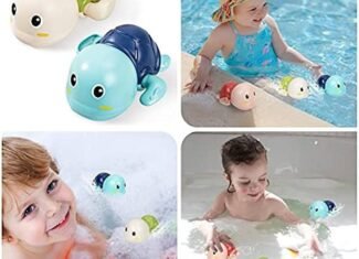 Toyterra Swimming Bath Toys for Toddlers 1-3, Floating...