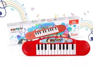 Toyterra Mini Portable Piano Keyboard Musical Toy for...